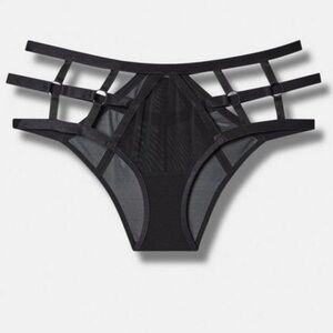 NWT Torrid Size 3 Overt Strappy Mesh Hipster Panty